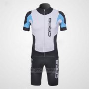 2011 Fahrradbekleidung Capo Shwarz und Wei 5 Trikot Kurzarm und Tragerhose